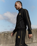 MENS ANTIDOTE TRAK JACKET BLACK/YELLOW JACKETS