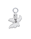 BADDIE THE GHOST CHARM WHITE