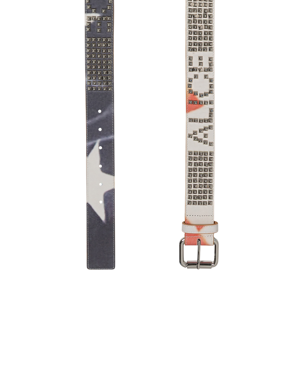 KSUBI X ALICE HOLLYWOOD LEATHER STUDDED FLAG BELT ACCESSORIES