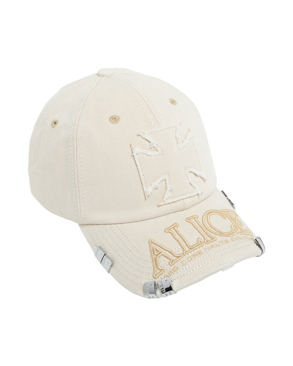 KSUBI X ALICE HOLLYWOOD ATELIER CAP IVORY HEADWEAR