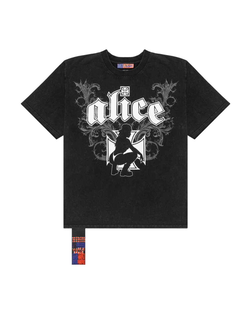 MENS KSUBI X ALICE HOLLYWOOD GRAPHIC TEE BLACK TEES