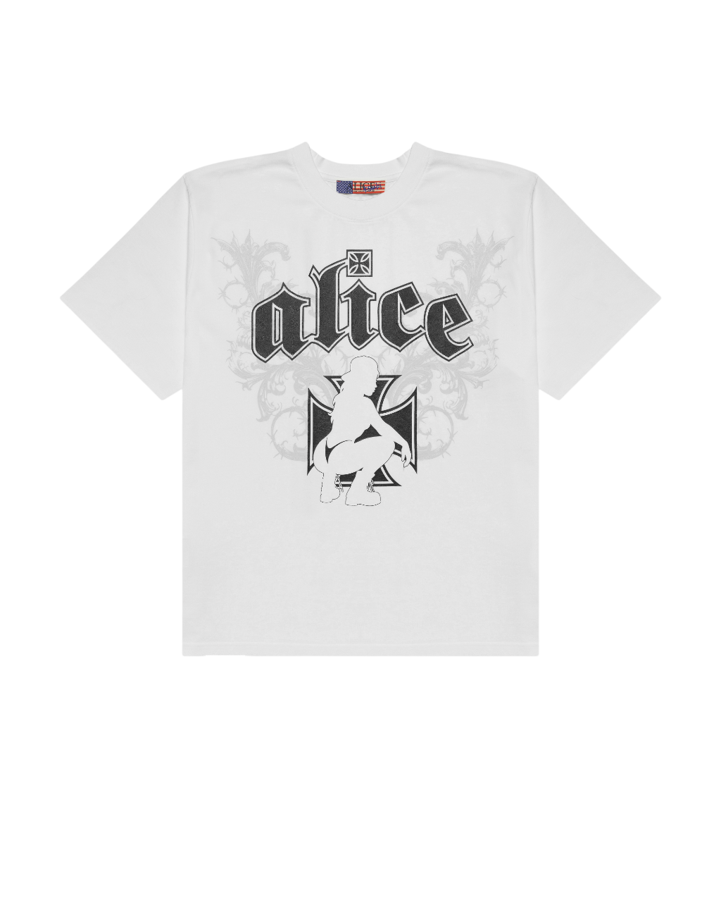 MENS KSUBI X ALICE HOLLYWOOD GRAPHIC TEE WHITE TEES
