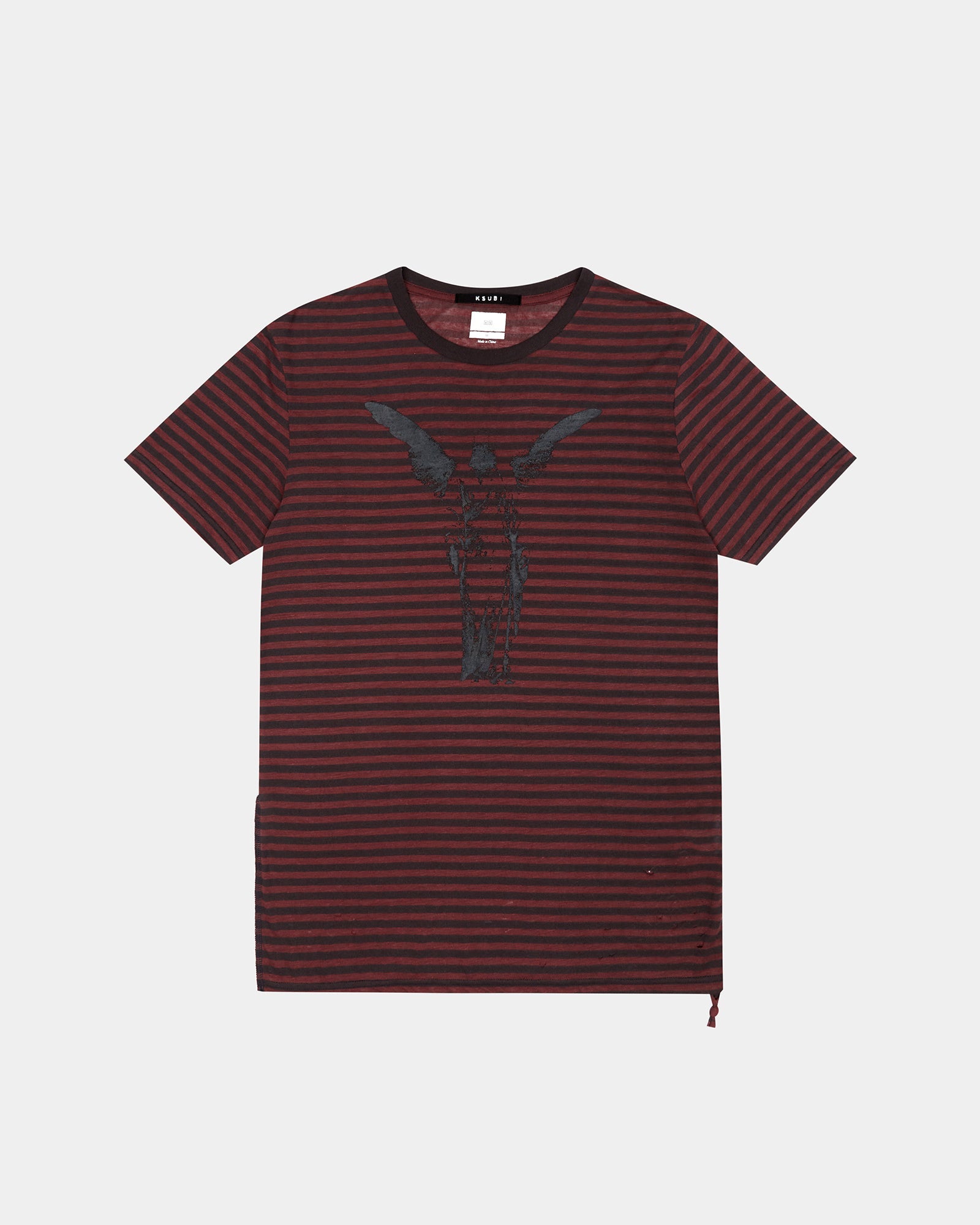 ANGEL SIOUX SS TEE RED STRIPE