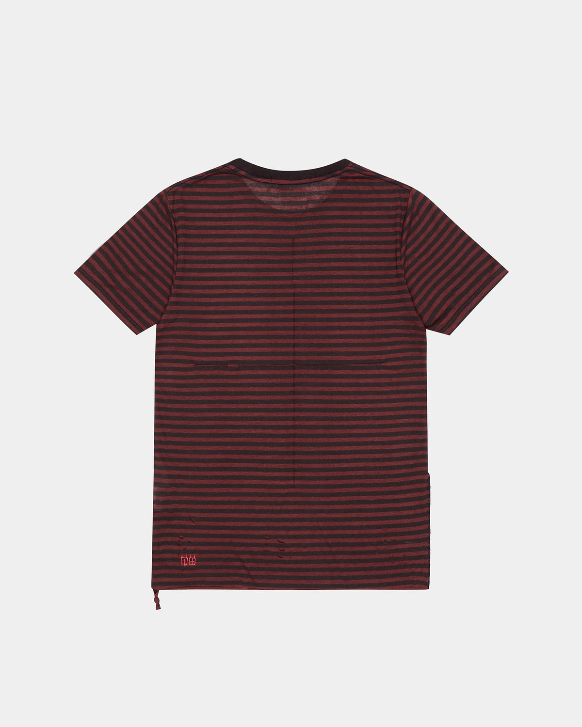 MENS ANGEL SIOUX SS TEE RED STRIPE TEES