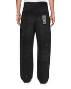 MENS ANTI K NIRVANA PLUS TRASHED DENIM JEANS