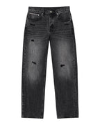 MENS ANTI K SELVEDGE REPLIKA BLACK DENIM JEANS