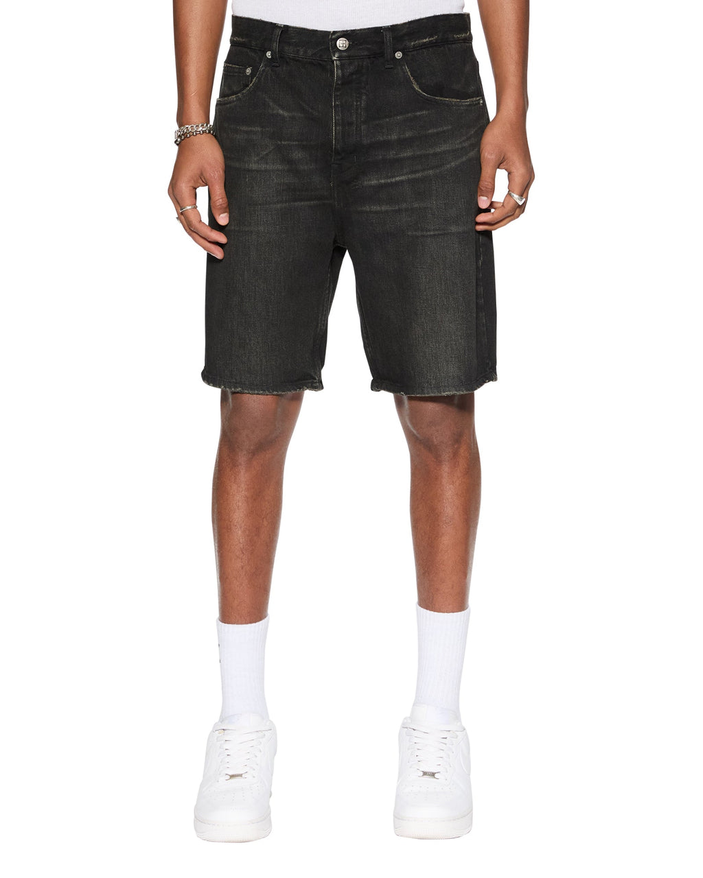 Mens Anti K Short Tarr Relaxed Walkshorts - Black