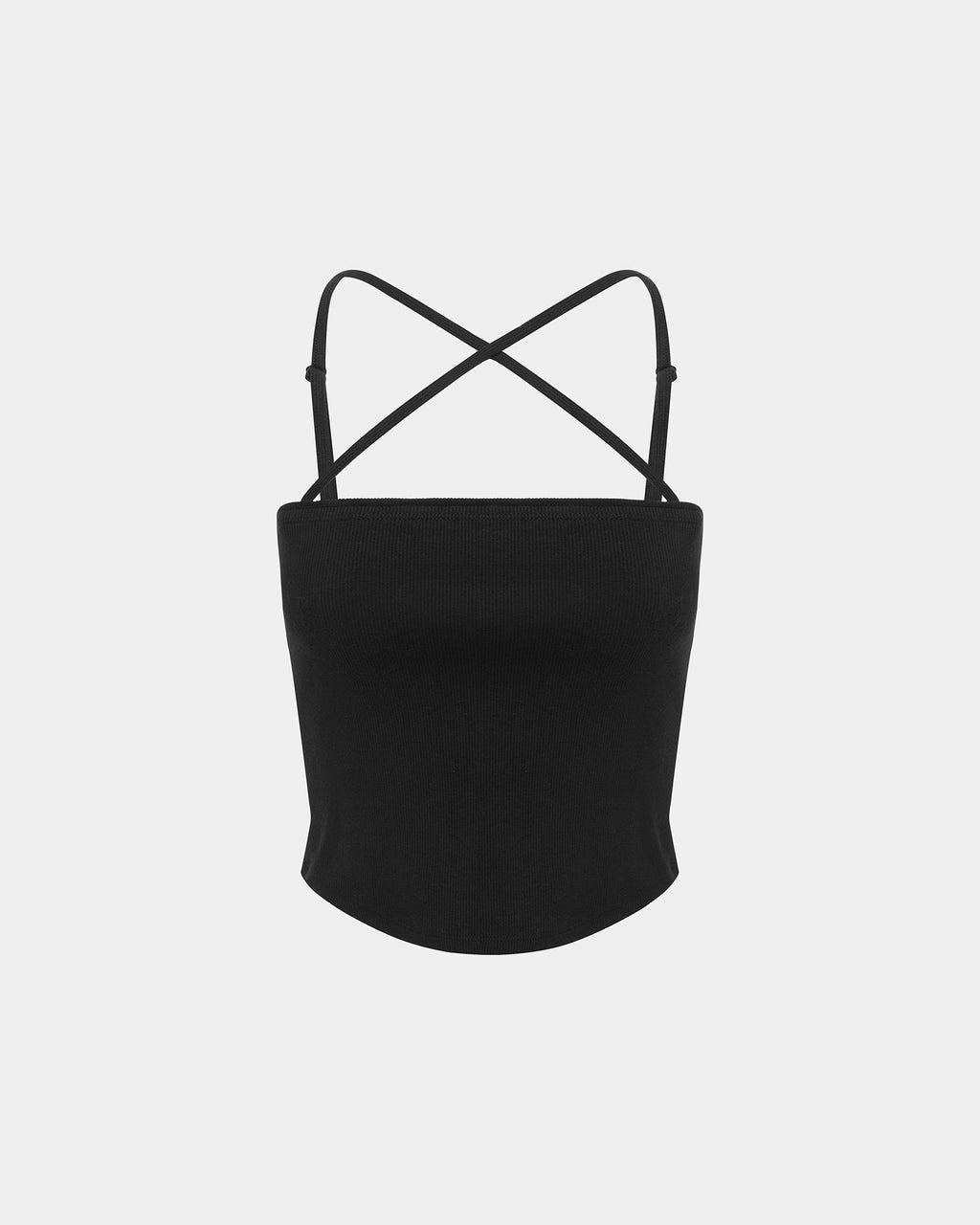 WOMENS ARISE TUBE TOP BLACK FASHION TOPS
