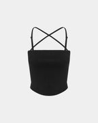 WOMENS ARISE TUBE TOP BLACK FASHION TOPS