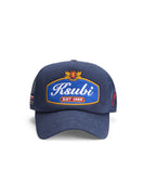 Ignition Puffer Trucker Cap Navy Regular Headwear - Navy