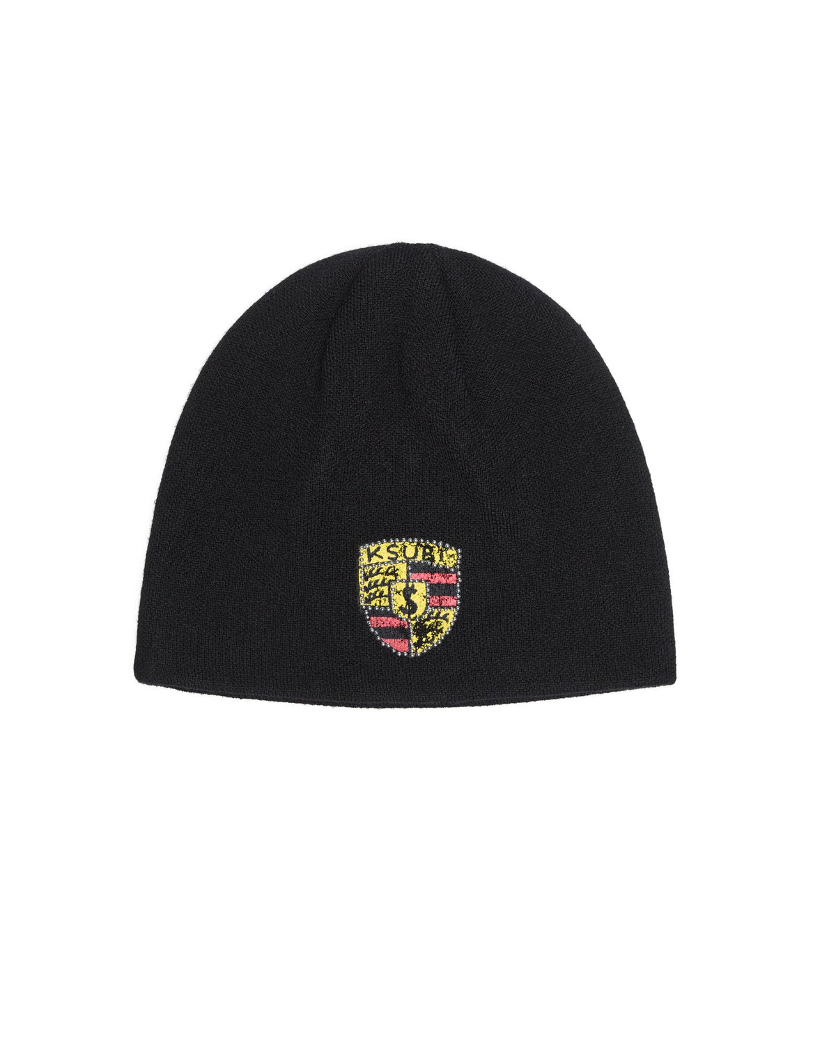 Shield Beanie Black Regular Headwear - Black