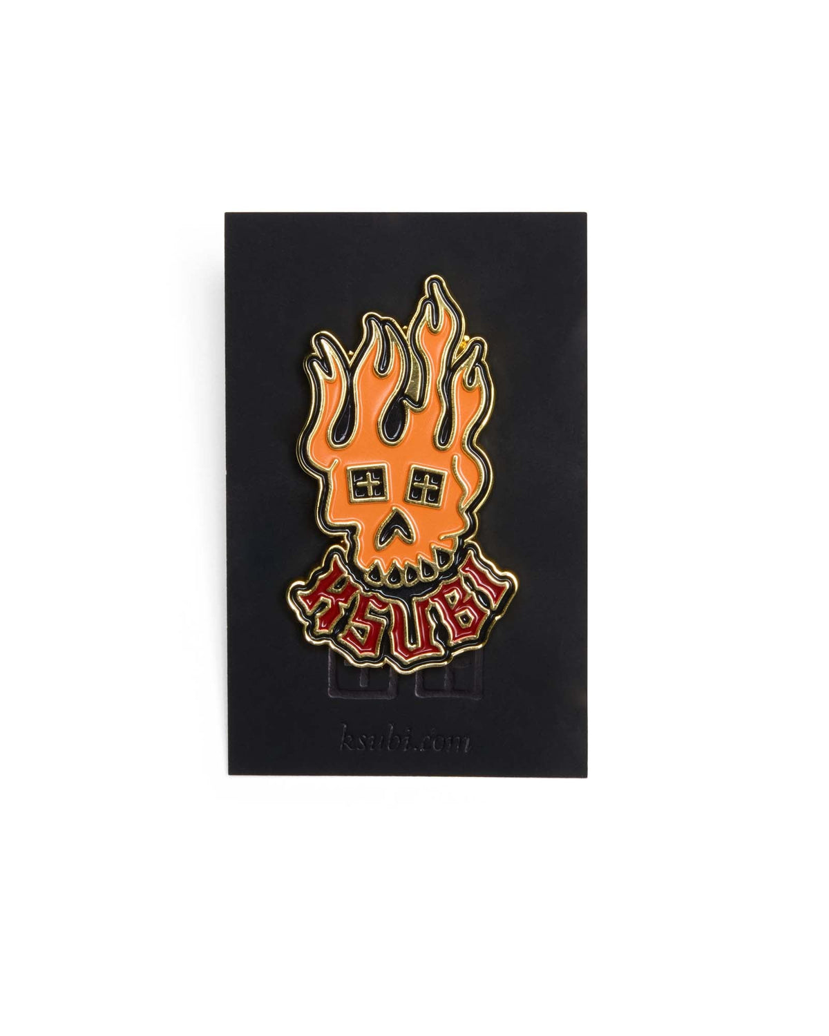 Flaming Skull Pin Gifting - Multi Colour