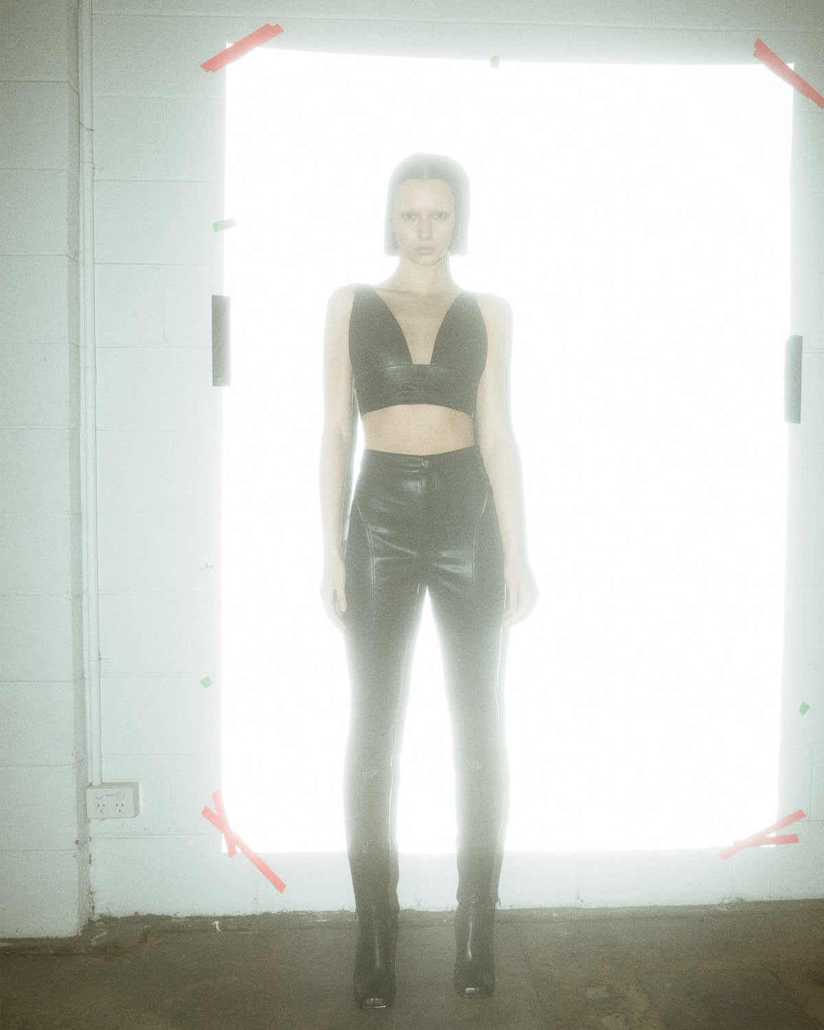 WOMENS APEX BRALETTE BLACK FASHION TOPS