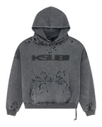 MENS BLASTED EKCESS HOODIE RHINO FLEECE