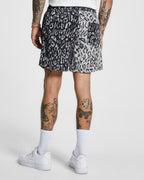 Mens Fire Boardshort 2 Tone Black Regular Walkshorts - Black