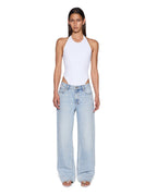 Womens Skulpt Bodysuit White Fashion Tops - White