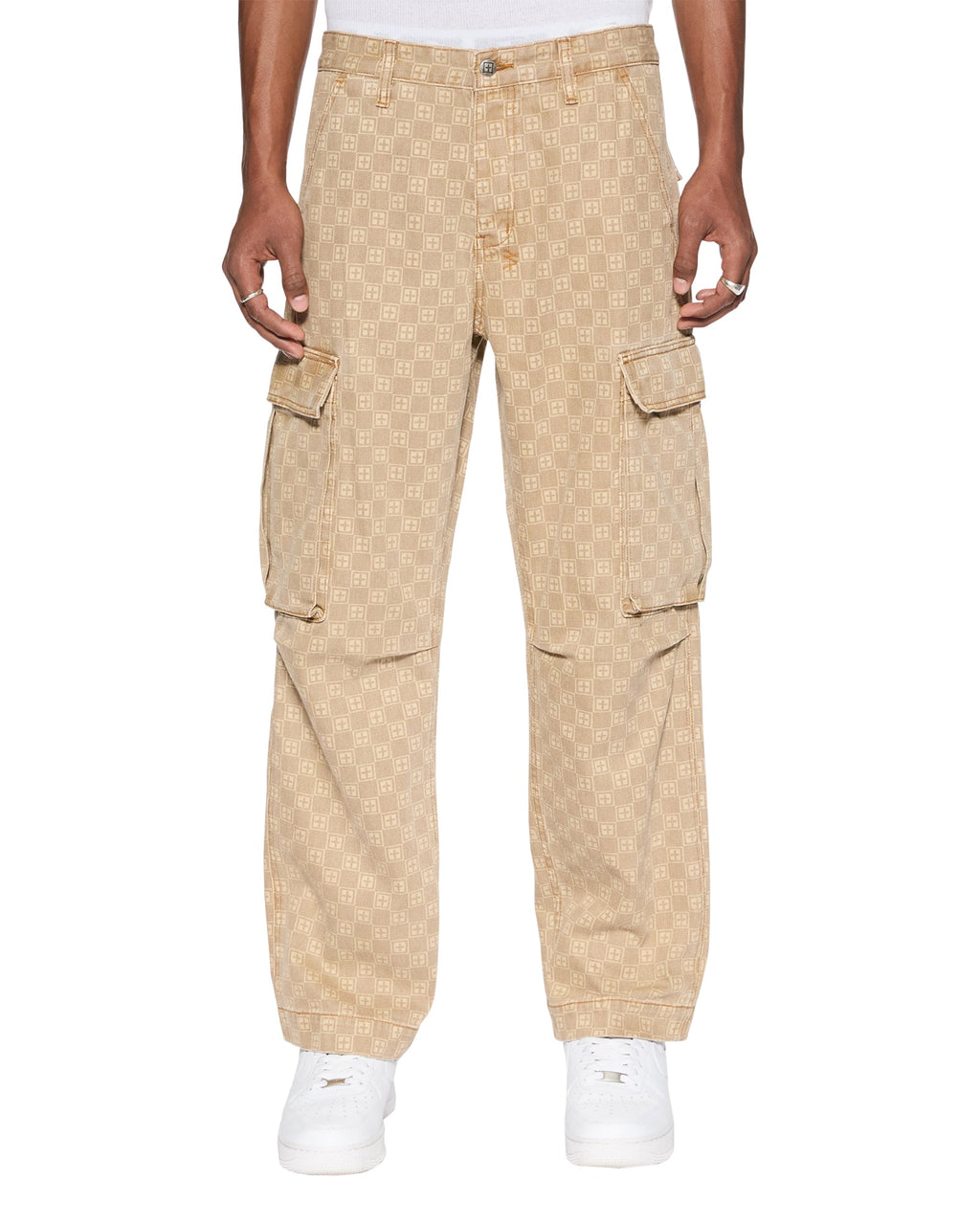 MENS BOX FUGITIVE CARGO PANT TAN PANTS