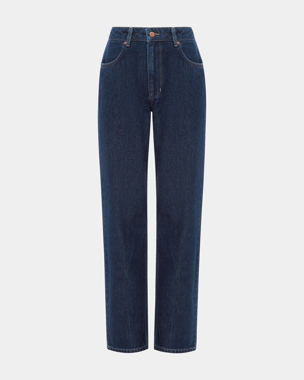 Womens Brooklyn Carpenter Legacy Straight Denim Jeans - Denim