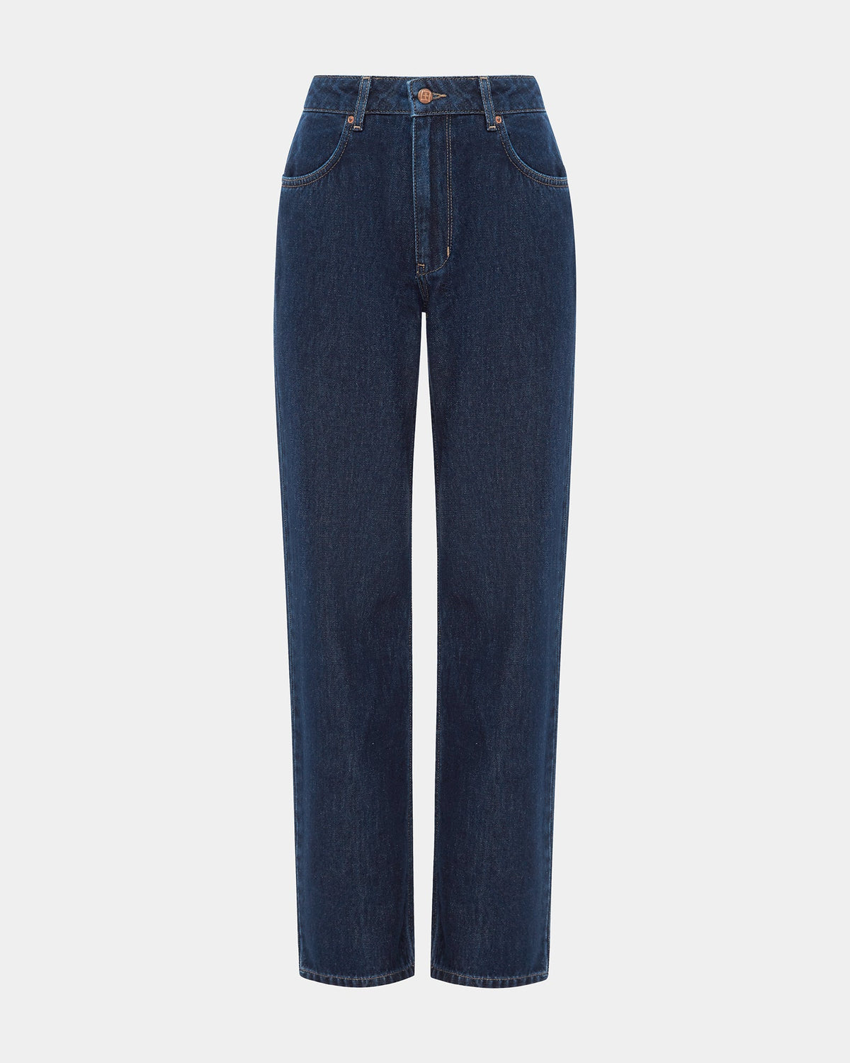 Womens Brooklyn Carpenter Legacy Straight Denim Jeans - Denim