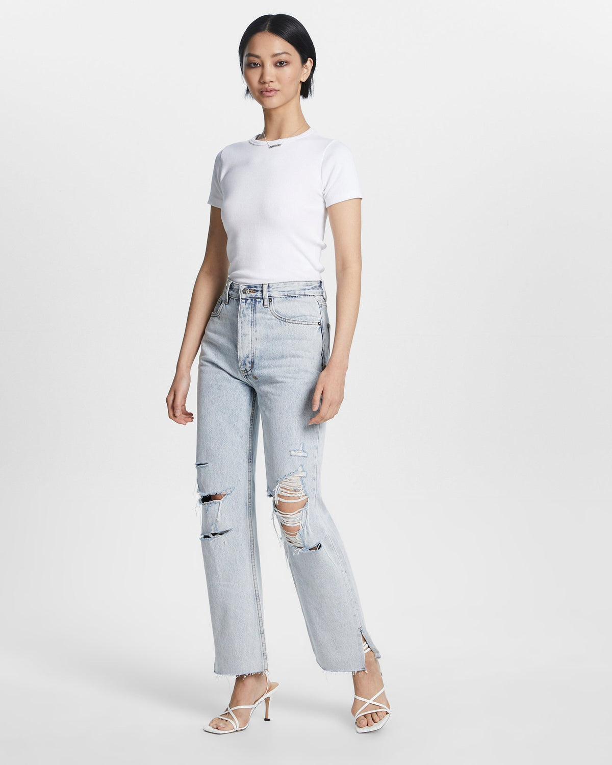WOMENS BROOKLYN JEAN MUSE SPLIT DENIM JEANS
