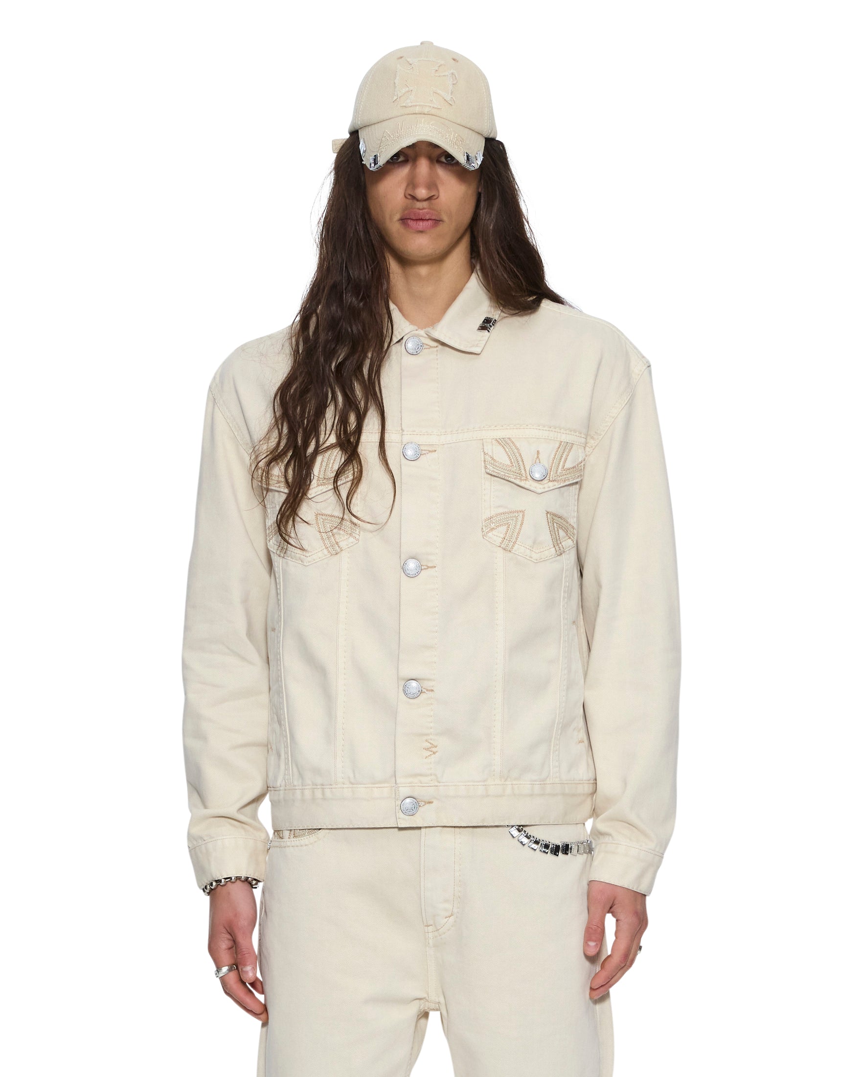 MENS  KSUBI X ALICE HOLLYWOOD OH G JACKET IVORY REGULAR JACKETS