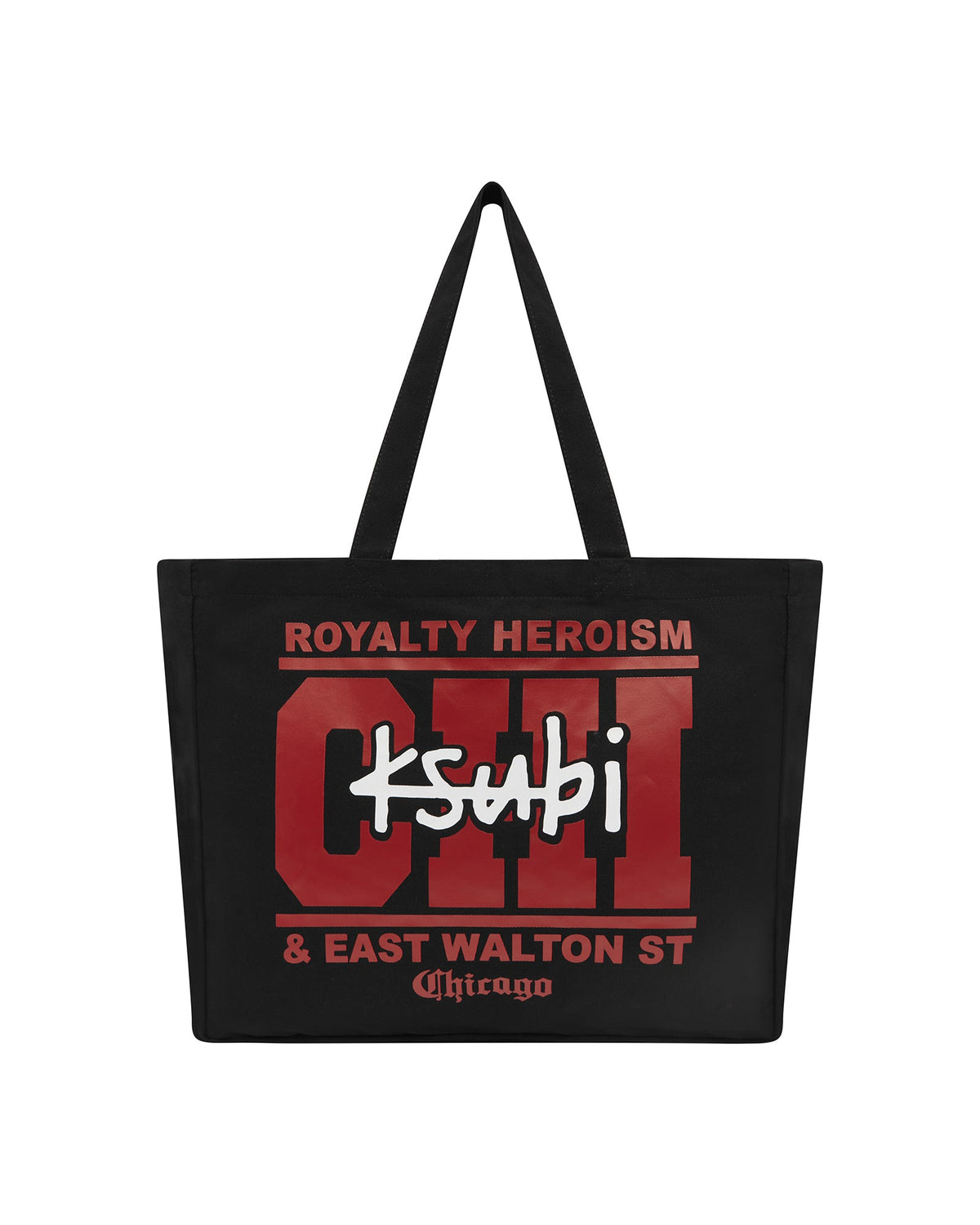 Chicago And The Streets Tote Black Bags - Black