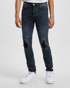 MENS CHITCH BLUE KOLLA SLASHED DENIM JEANS