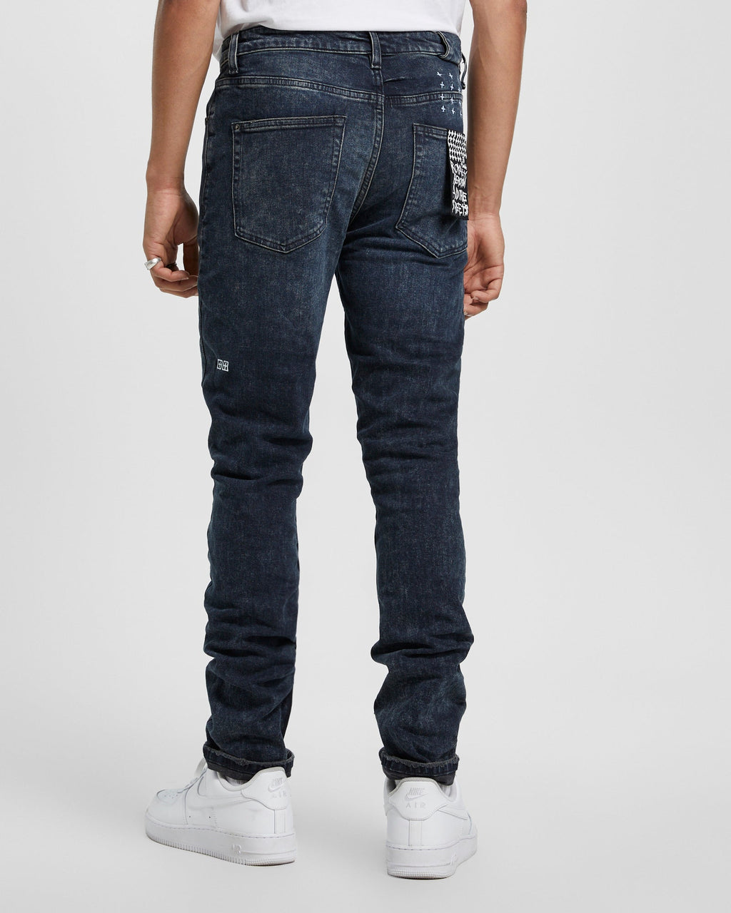 MENS CHITCH BLUE KOLLA SLASHED DENIM JEANS