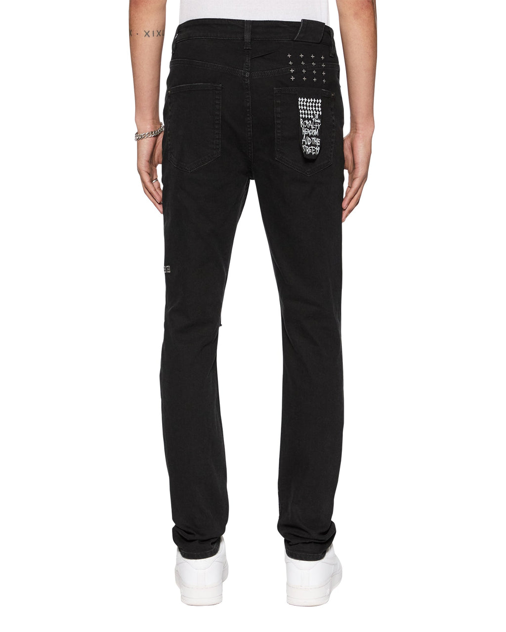 MENS CHITCH LAID BLACK EST DENIM JEANS