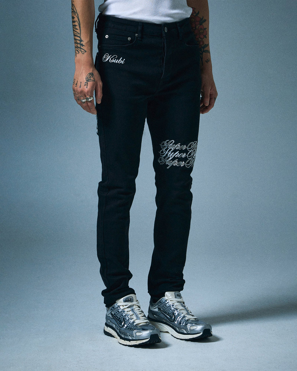 MENS CHITCH SCRIPTED DENIM JEANS