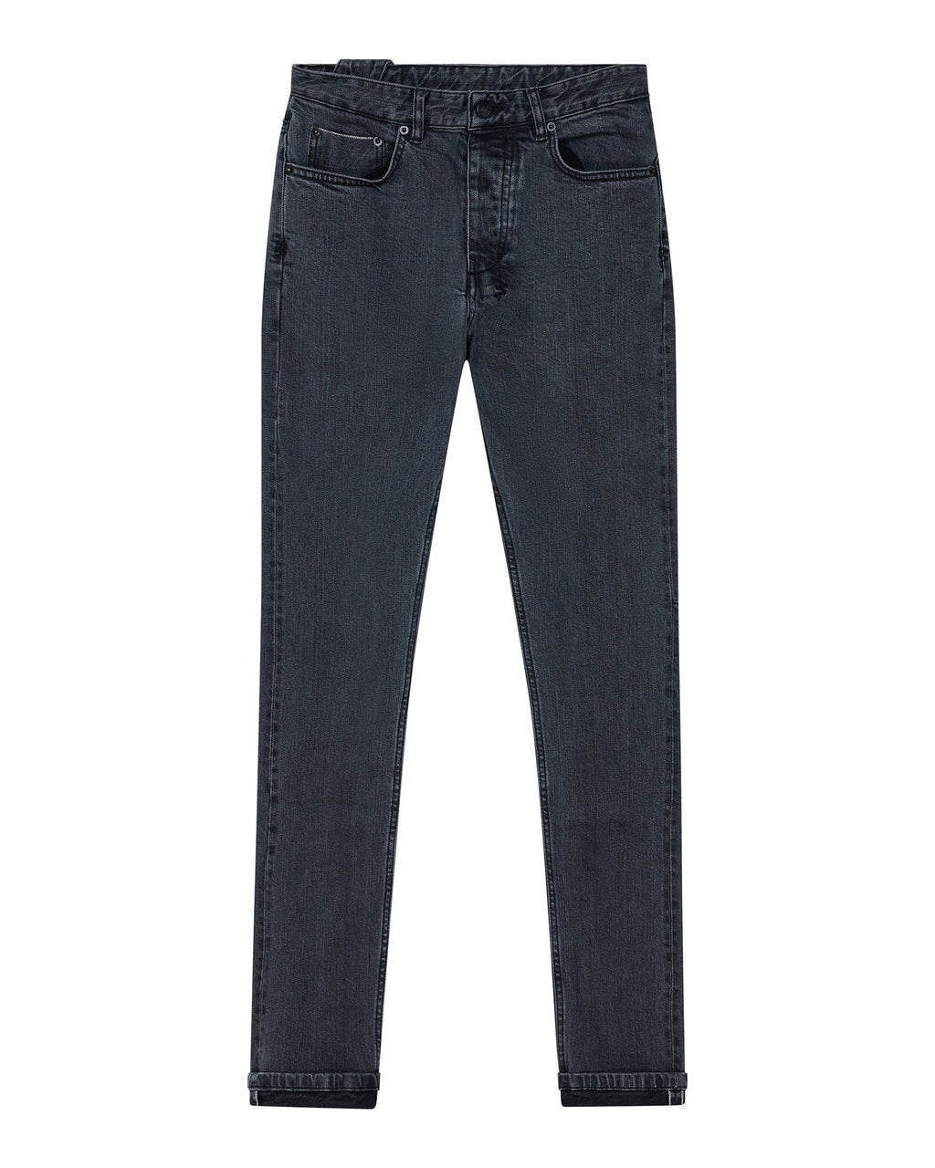 MENS CHITCH SELVEDGE NY BLACK DENIM JEANS