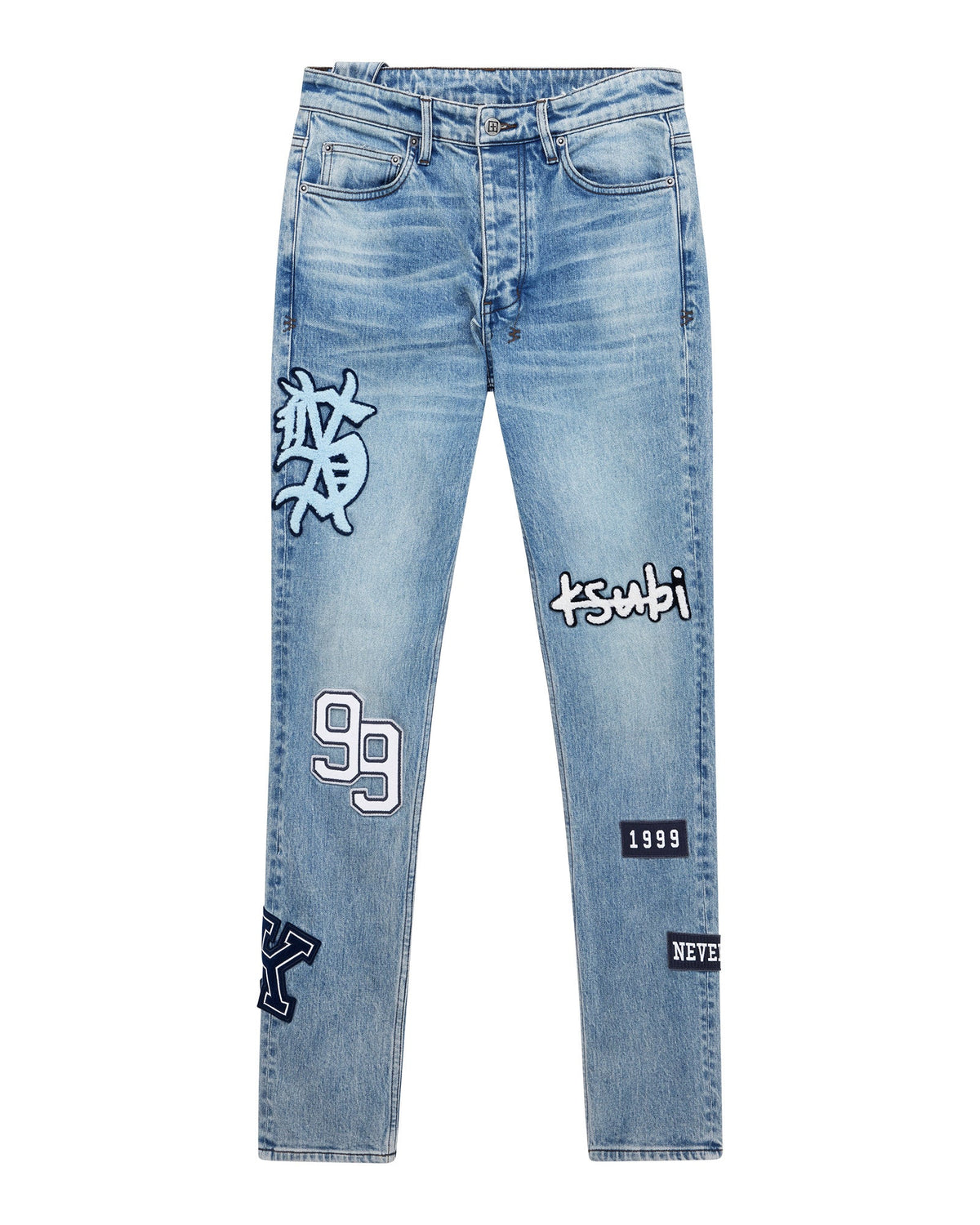 MENS CHITCH STRIKER PATCHED DENIM JEANS