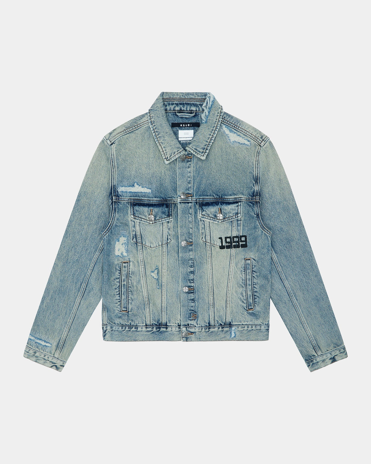 Mens Classic Jacket Throw Bak Regular Jackets - Denim