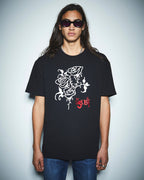 MENS ROSE BIGGIE SS TEE JET BLACK TEES