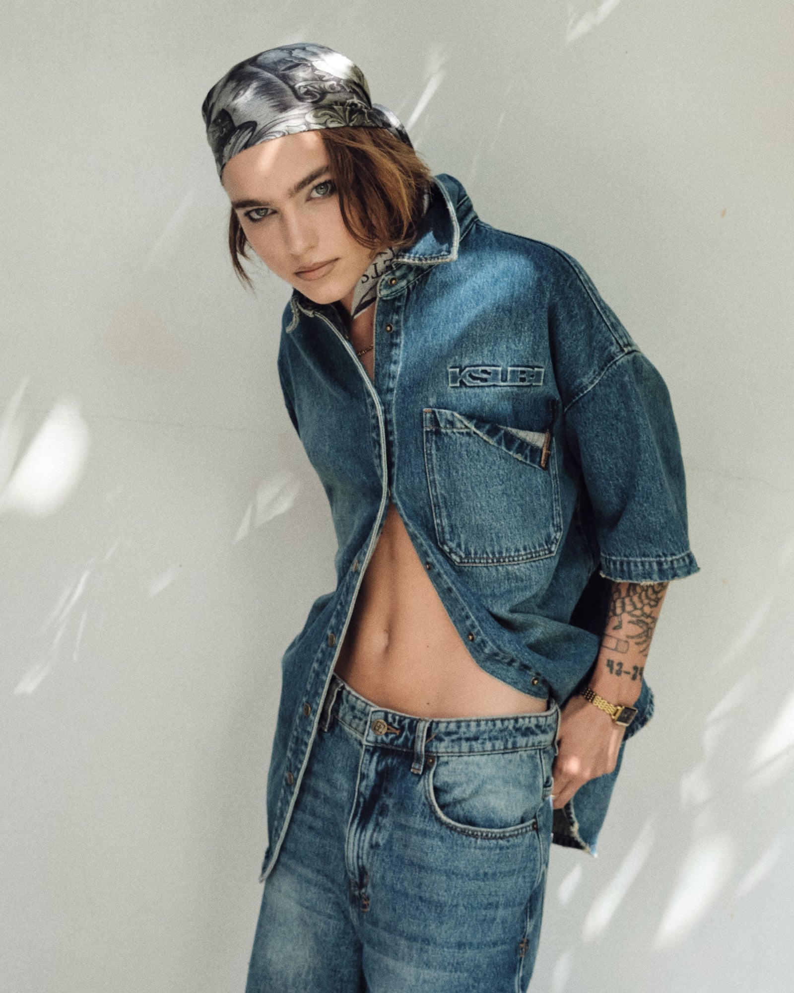 WOMENS GARAGE SS SHIRT AGED RELAXED SHIRTS