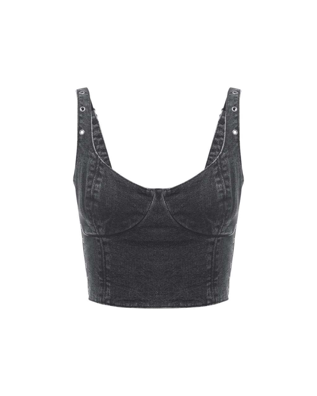 WOMENS DAUPHINE BUSTIER SHADOW FASHION TOPS