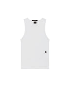 MENS DEBUT SINGLET WHITE TEES