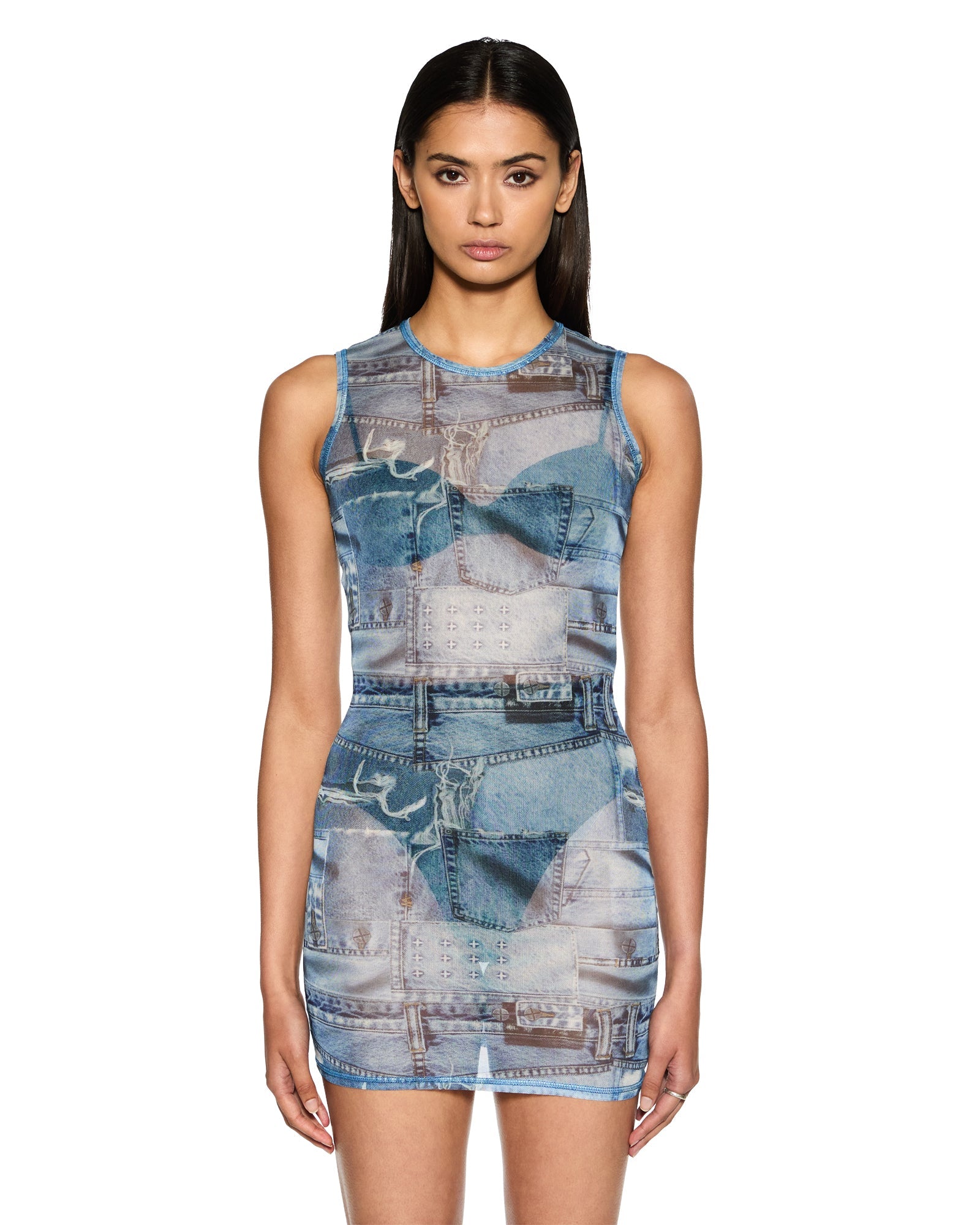 WOMENS  STUDIO MINI DRESS FITTED DRESSES