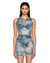 WOMENS  STUDIO MINI DRESS FITTED DRESSES