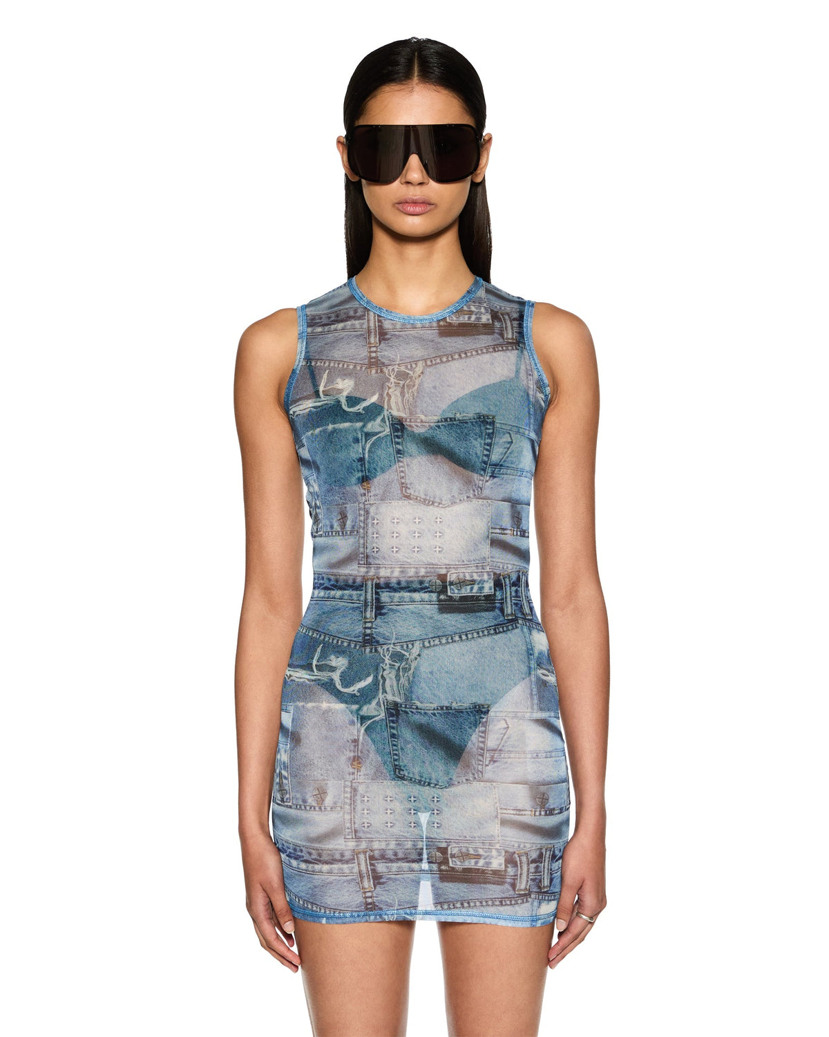 WOMENS STUDIO MINI DRESS DRESSES