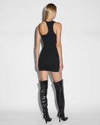 Womens Absinthe Dress Black Fitted Dresses - Black
