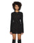 CRAWFORD LS MINI DRESS BLACK