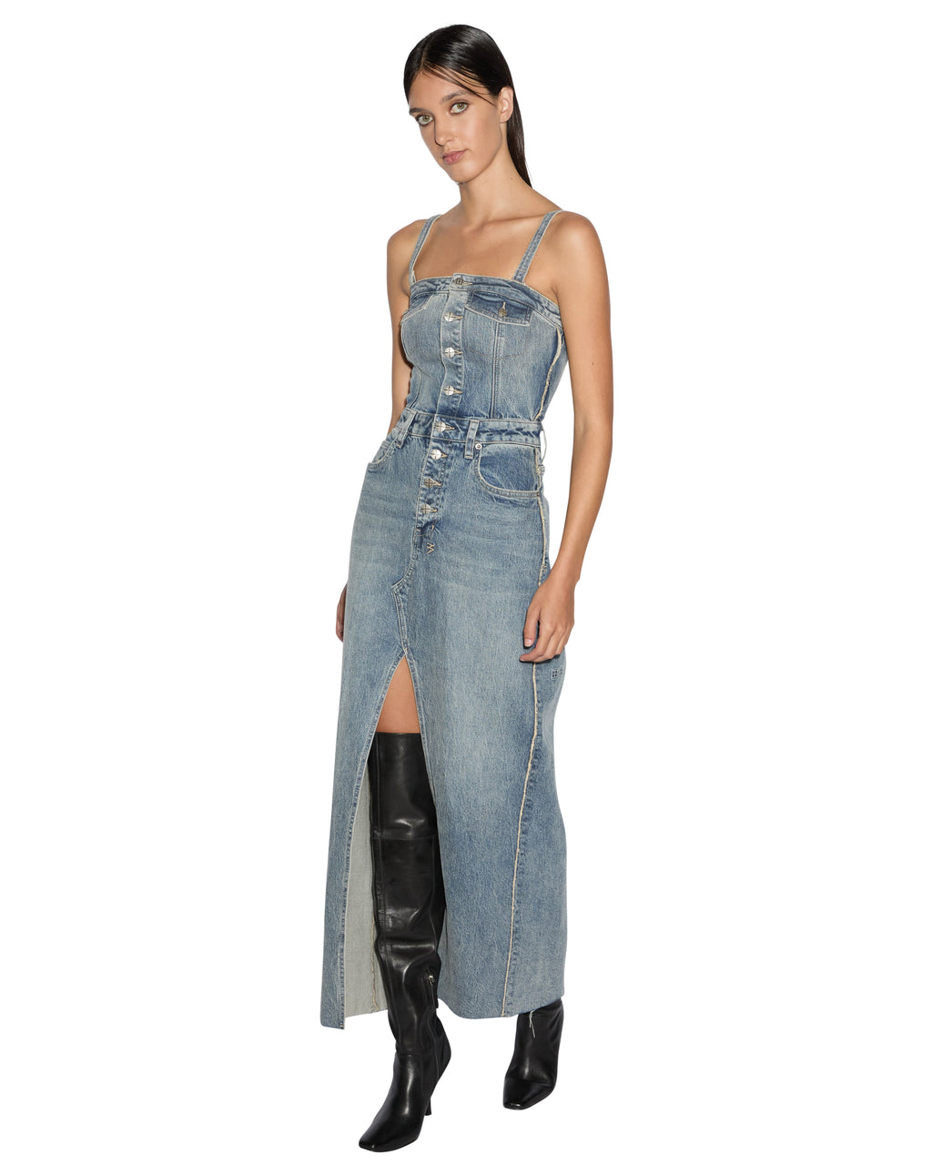 WOMENS PALOMA DRESS FRAYED DRESSES