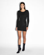 WOMENS UNTAMED LS DRESS BLACK DRESSES