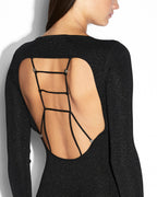 WOMENS UNTAMED LS DRESS BLACK DRESSES