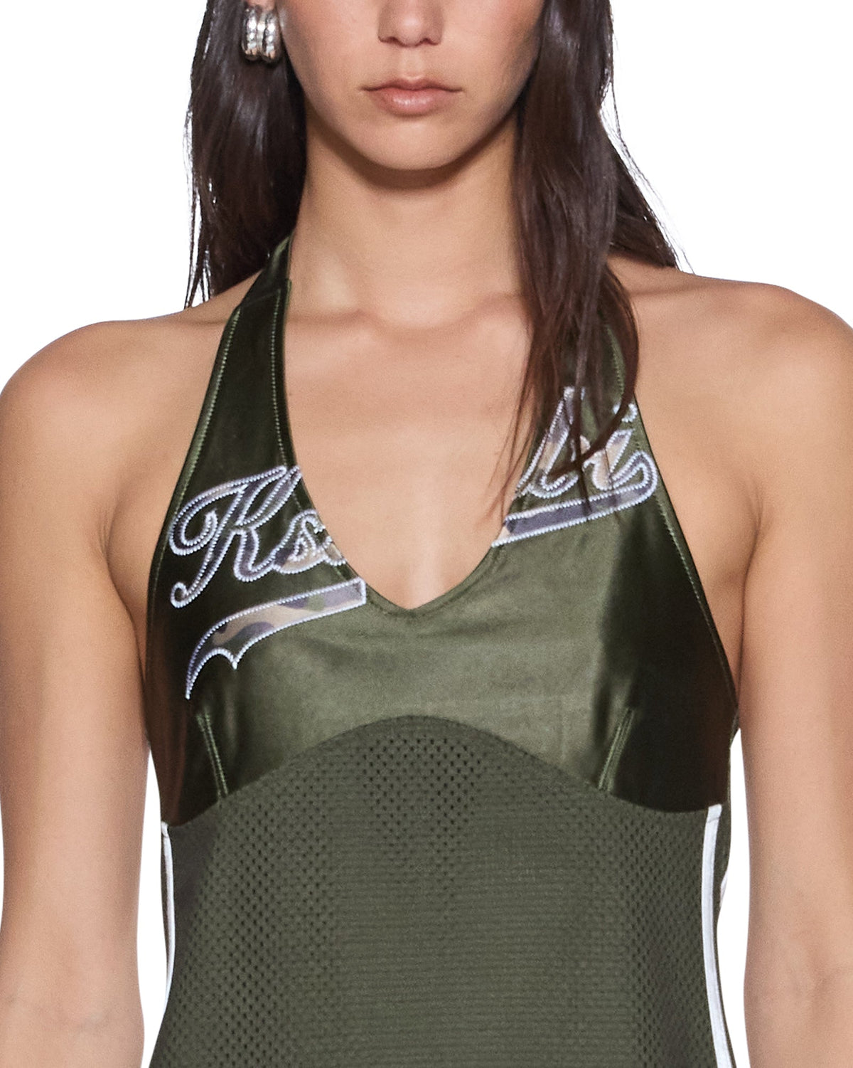 WOMENS PLAYOFF HALTER DRESS HASH DRESSES