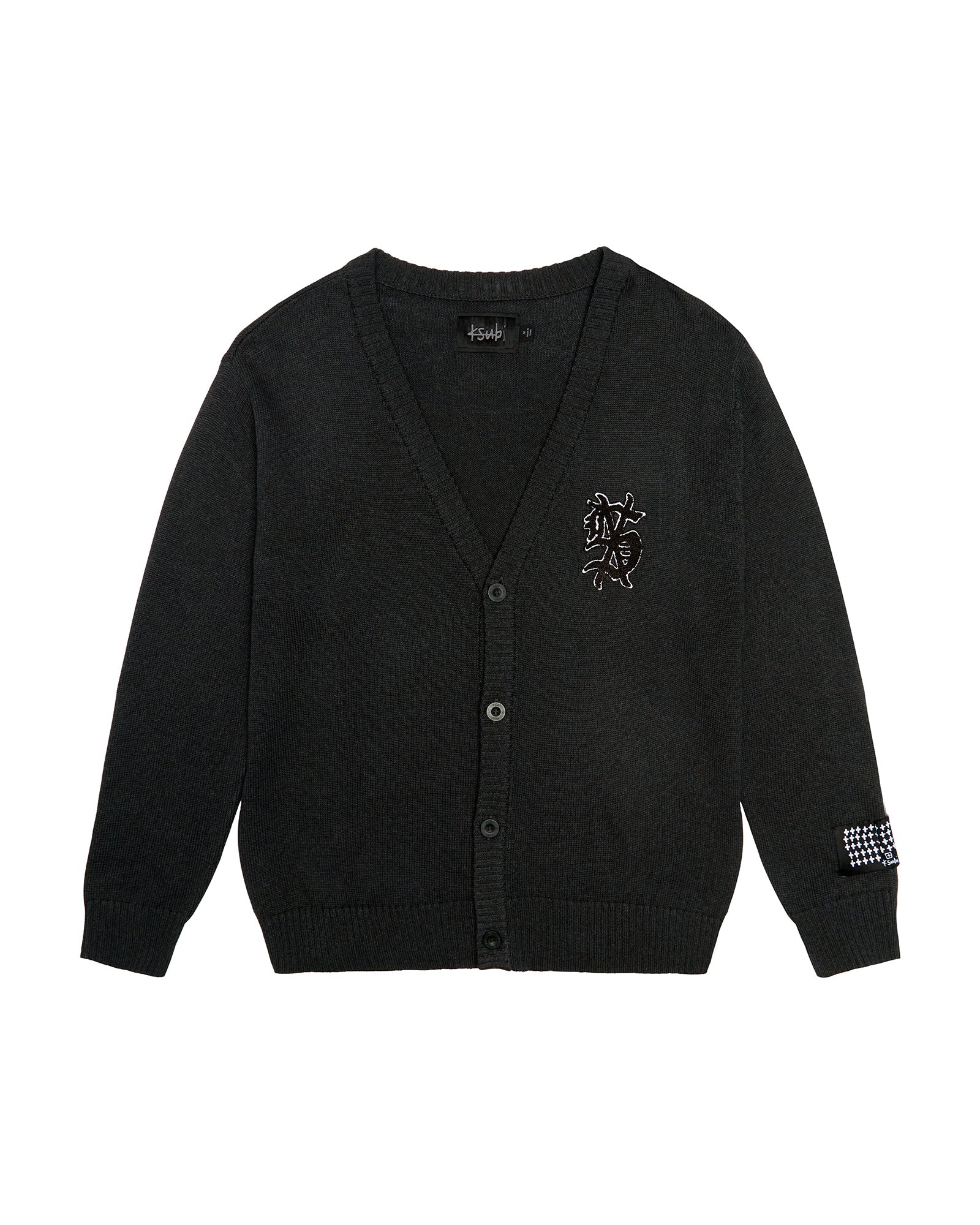 DUG OUT CARDIGAN BLACK