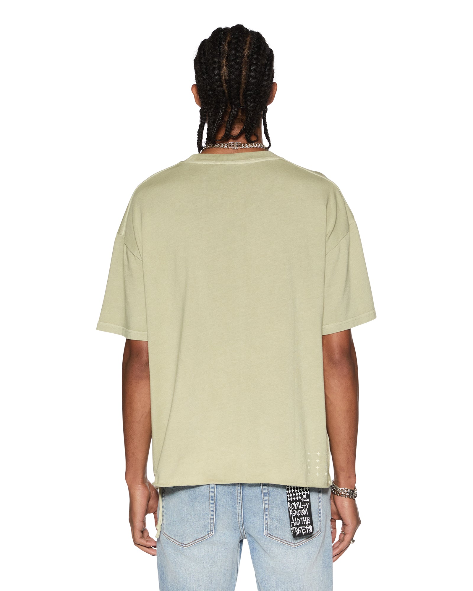 EST POCKET SS TEE GRASS