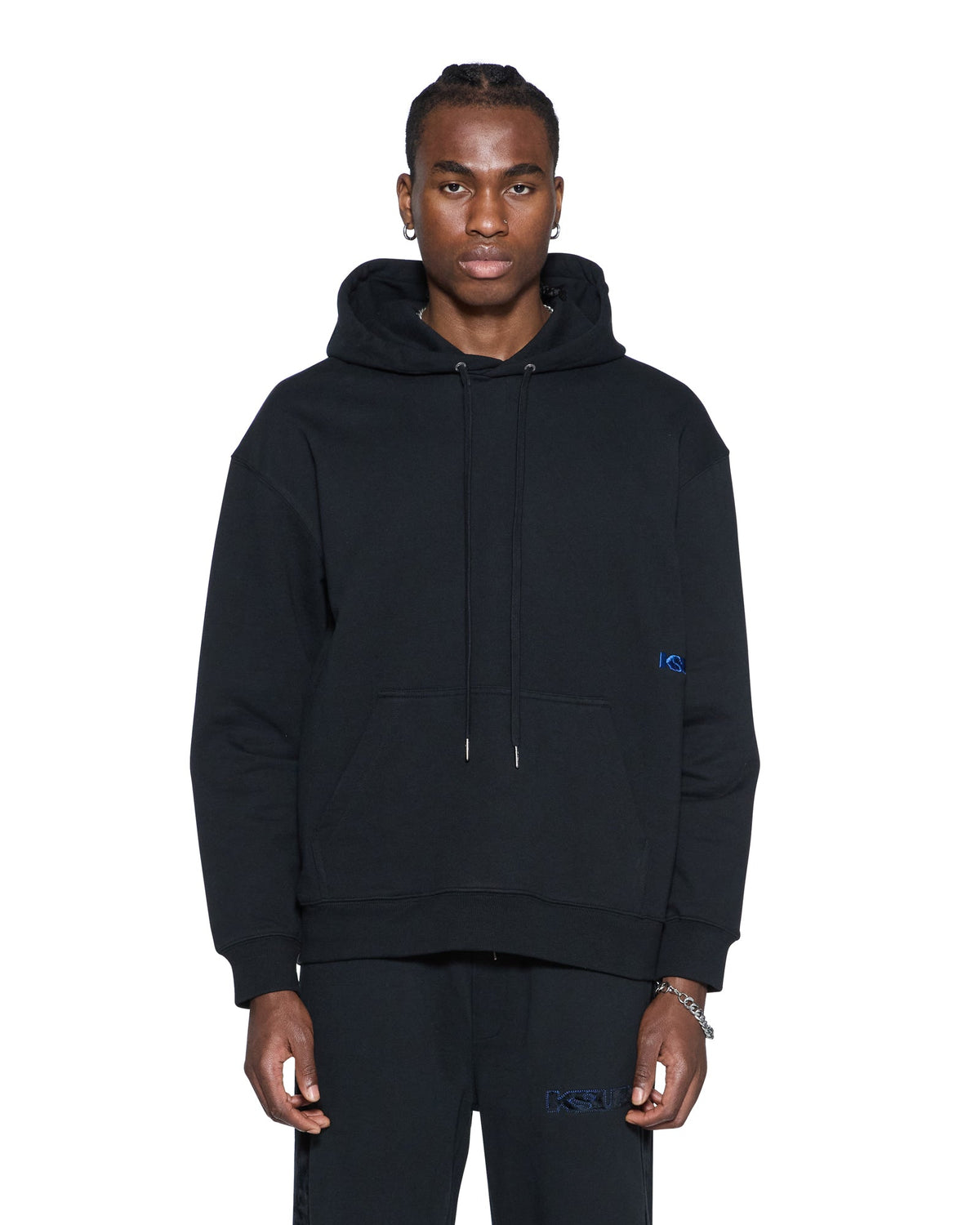 4X4 PAISE BIGGIE HOODIE COBALT BLACK