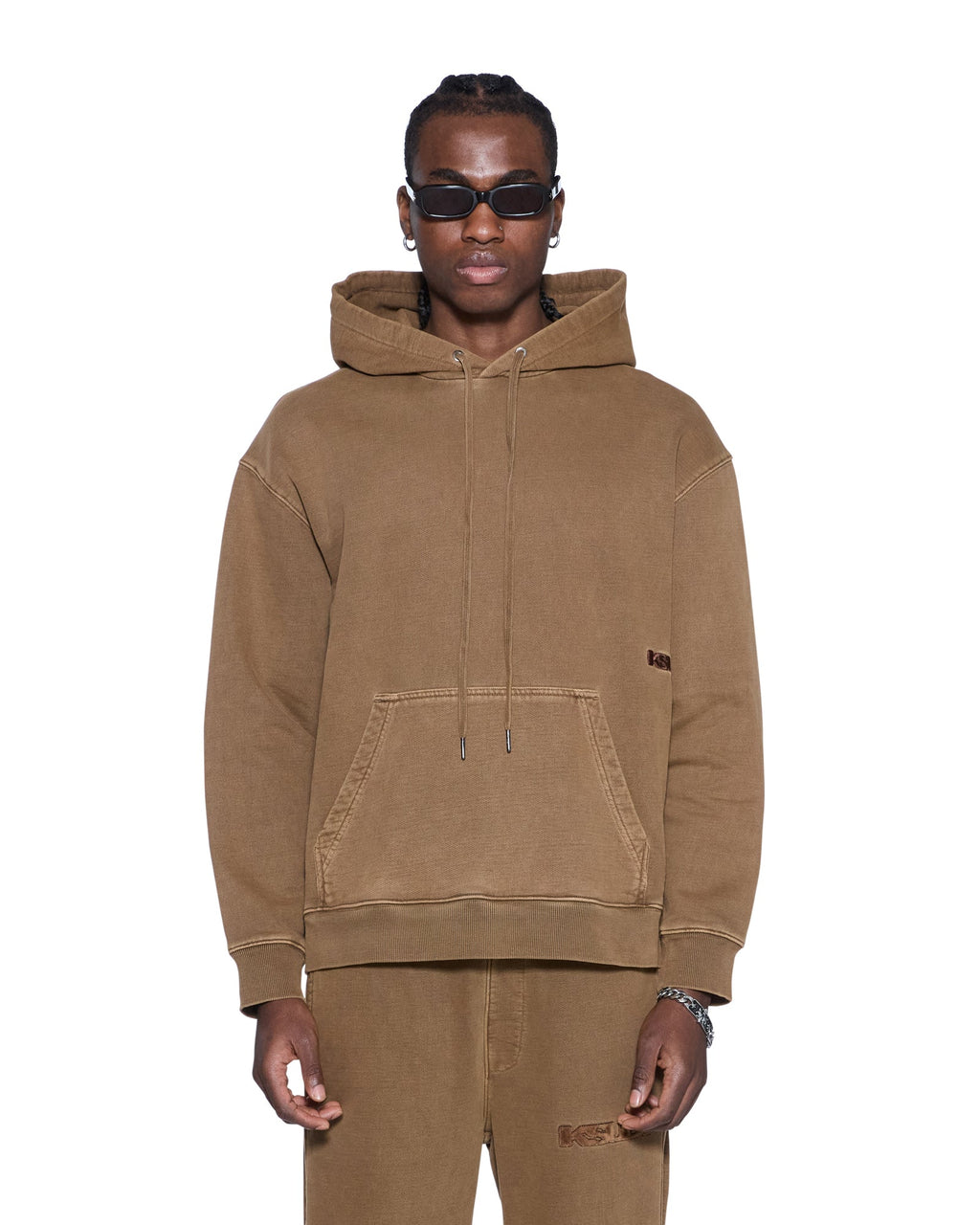 MENS 4X4 PAISE BIGGIE HOODIE ESPRESSO FLEECE